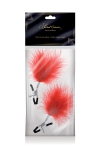 Pinces � seins plumeau rouge - Sweet Caress