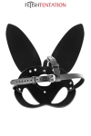 Masque bunny simili cuir r�glable - Fetish Tentation